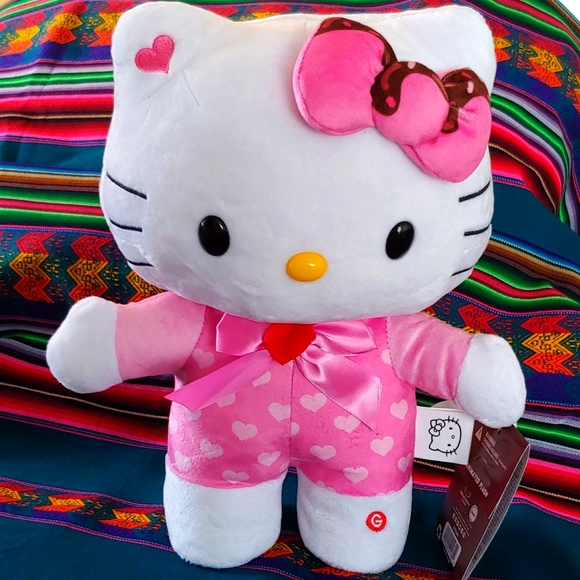 Hello Kitty Holiday Animated Hello Kitty Cvs Pink Heart Plush